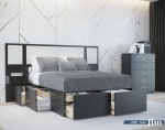 NOHO 12001 Storage Bed by JLM  