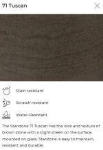 TUSCAN GLASS TOP   